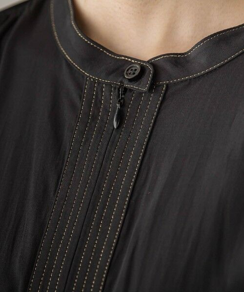 Droite lautreamont / ドロワットロートレアモン ロング・マキシ丈ワンピース | 【WEB限定】レーヨンティアード配色ステッチワンピース | 詳細4