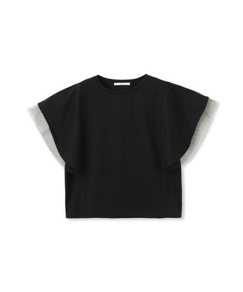 Droite lautreamont / ドロワットロートレアモン カットソー | キシリトール加工天竺袖チュール重ねプルオーバー | 詳細14