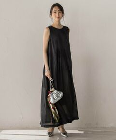 Droite lautreamont / ドロワットロートレアモン ロング・マキシ丈ワンピース | Hand MadeブラストデニムZIPワンピース