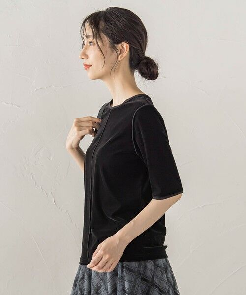 Droite lautreamont / ドロワットロートレアモン シャツ・ブラウス | シアーベロアTシャツ | 詳細11