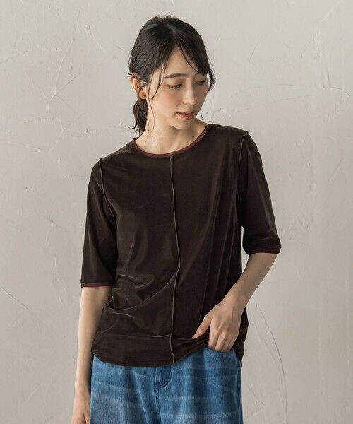 Droite lautreamont / ドロワットロートレアモン シャツ・ブラウス | シアーベロアTシャツ | 詳細16