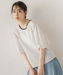 Droite lautreamont / ドロワットロートレアモン シャツ・ブラウス | 【WEB限定】サッカードットブラウス