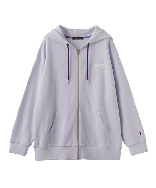 EASTBOY/イーストボーイ 裏毛パーカ〈MADEIN〉 ラベンダー M EASTBOY/イーストボーイ 裏毛パーカ〈MADEIN〉 ラベンダー M
