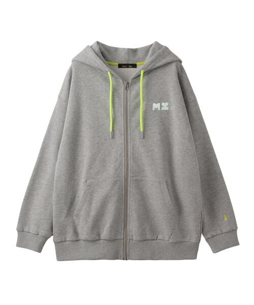 EASTBOY/イーストボーイ 裏毛パーカ〈MADEIN〉 杢グレー M