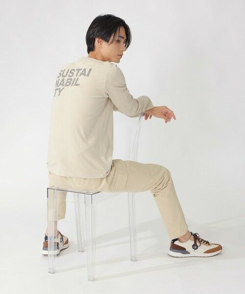 ECOALF / エコアルフ その他トップス | NABIL メッセージ ロンT  / NABIL LONG-SLEEVED T-SHIRT MAN | 詳細1