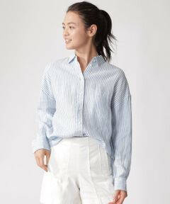 DARIA ストライプシャツ / DARIA STRIPED SHIRT WOMAN