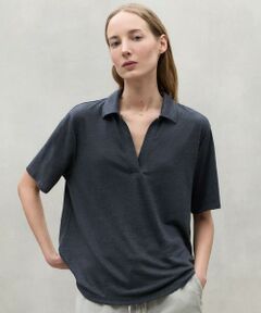 TROMS スキッパーポロ / TROMS LINEN T-SHIRT WOMAN