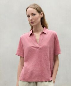 TROMS スキッパーポロ / TROMS LINEN T-SHIRT WOMAN