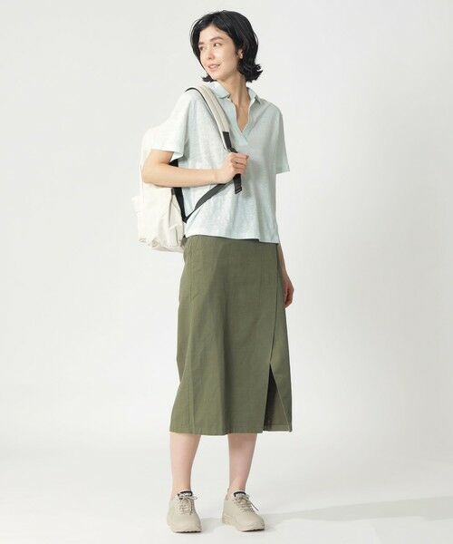 ECOALF / エコアルフ その他トップス | TROMS スキッパーポロ / TROMS LINEN T-SHIRT WOMAN | 詳細3