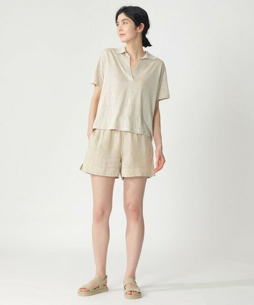 ECOALF / エコアルフ その他トップス | TROMS スキッパーポロ / TROMS LINEN T-SHIRT WOMAN | 詳細4