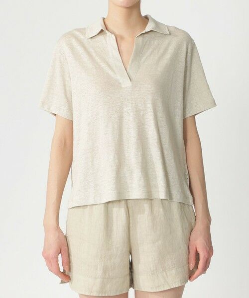 ECOALF / エコアルフ その他トップス | TROMS スキッパーポロ / TROMS LINEN T-SHIRT WOMAN | 詳細5