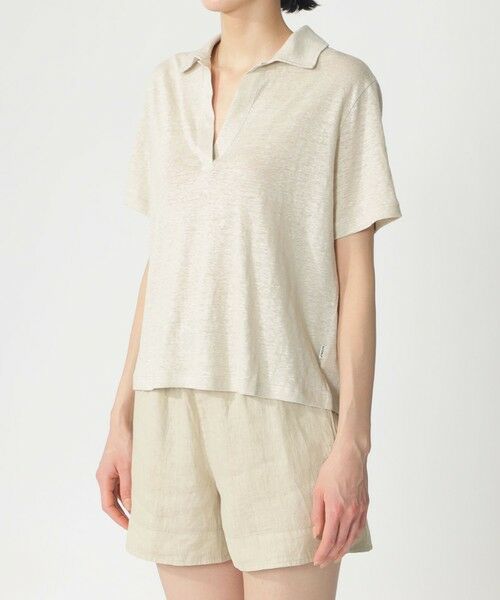 ECOALF / エコアルフ その他トップス | TROMS スキッパーポロ / TROMS LINEN T-SHIRT WOMAN | 詳細6