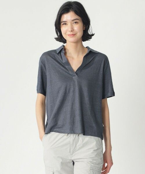 ECOALF / エコアルフ その他トップス | TROMS スキッパーポロ / TROMS LINEN T-SHIRT WOMAN | 詳細11