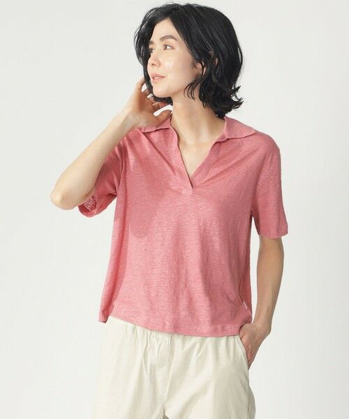 ECOALF / エコアルフ その他トップス | TROMS スキッパーポロ / TROMS LINEN T-SHIRT WOMAN | 詳細12