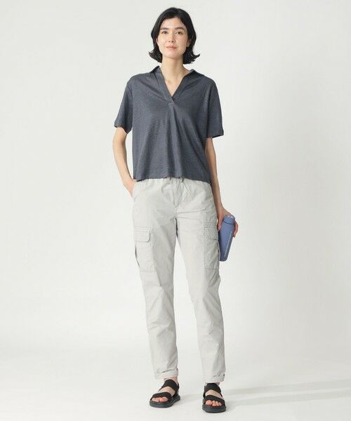 ECOALF / エコアルフ その他トップス | TROMS スキッパーポロ / TROMS LINEN T-SHIRT WOMAN | 詳細1