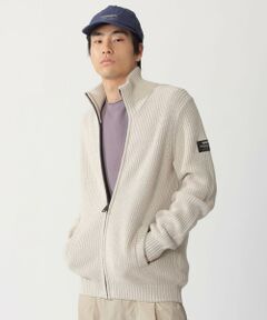 NASHI ジップアップ ニット / NASHIALF KNIT MAN