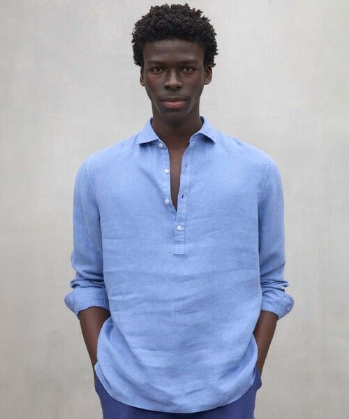 ECOALF/エコアルフ POLINO シャツ / POLINOALF SHIRT MAN ブルー8 S ECOALF/エコアルフ POLINO シャツ / POLINOALF SHIRT MAN ブルー8 S