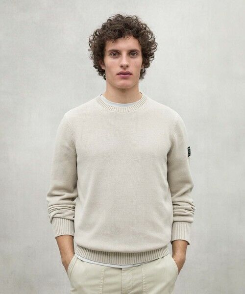 ECOALF/エコアルフ TAIL ニット プルオーバー / TAILALF KNIT MAN オフホワイト1 M ECOALF/エコアルフ TAIL ニット プルオーバー / TAILALF KNIT MAN オフホワイト1 M