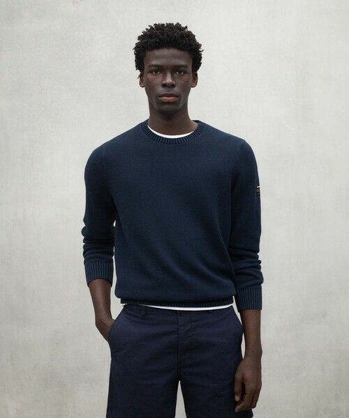 ECOALF/エコアルフ TAIL ニット プルオーバー / TAILALF KNIT MAN ブルー8 S ECOALF/エコアルフ TAIL ニット プルオーバー / TAILALF KNIT MAN ブルー8 S