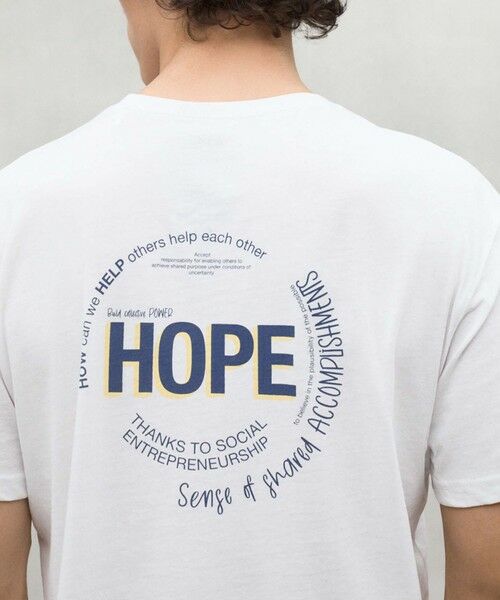 ECOALF/GRAt yWEBzobNvg bZ[W TVc / ACT NOW HOPE T-SHIRT ItzCg S