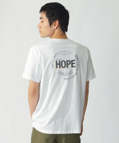 ECOALF / エコアルフ その他トップス | 【WEB限定】バックプリント メッセージ Tシャツ / ACT NOW HOPE T-SHIRT | 詳細3