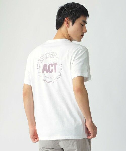 ECOALF / エコアルフ その他トップス | 【WEB限定】バックプリント メッセージ Tシャツ / ACT NOW HOPE T-SHIRT | 詳細1