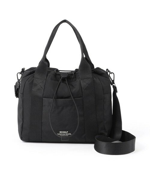 ECOALF/エコアルフ CLAUDIA 2WAY バッグ / CLAUDIA BAG ブラック X