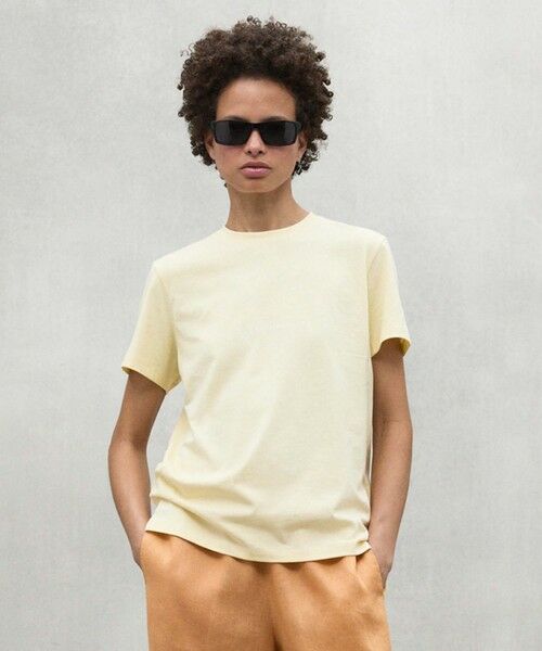 ECOALF/エコアルフ SALCE メッセージ Tシャツ / SALCEALF T-SHIRT WOMAN イエロー1 S ECOALF/エコアルフ SALCE メッセージ Tシャツ / SALCEALF T-SHIRT WOMAN イエロー1 S