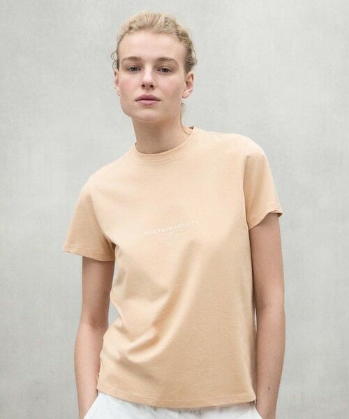 ECOALF/エコアルフ SALCE メッセージ Tシャツ / SALCEALF T-SHIRT WOMAN オレンジ SS ECOALF/エコアルフ SALCE メッセージ Tシャツ / SALCEALF T-SHIRT WOMAN オレンジ SS