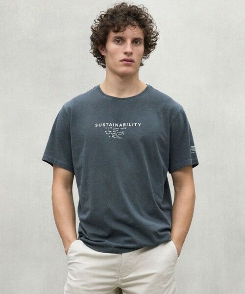 ECOALF / エコアルフ その他トップス | PUHI Tシャツ / PUHIALF T-SHIRT MAN（ダークネイビー）