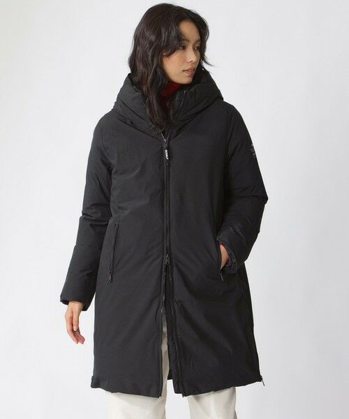 ECOALF/エコアルフ MATI フーデッド コート / MATI JACKET WOMAN ブラック S ECOALF/エコアルフ MATI フーデッド コート / MATI JACKET WOMAN ブラック S