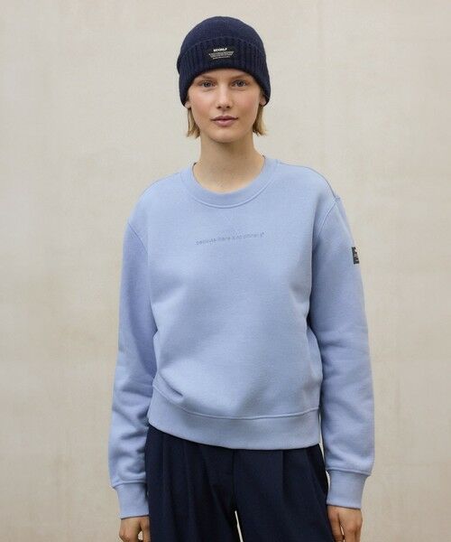 ECOALF/エコアルフ ALBOR BECAUSE スウェット / ALBOR SWEATSHIRT WOMAN ブルー2 S ECOALF/エコアルフ ALBOR BECAUSE スウェット / ALBOR SWEATSHIRT WOMAN ブルー2 S