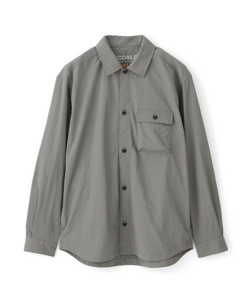 ECOALF/エコアルフ ACT シャツ カバーオール 【日本限定】 グレー2 S ECOALF/エコアルフ ACT シャツ カバーオール 【日本限定】 グレー2 S