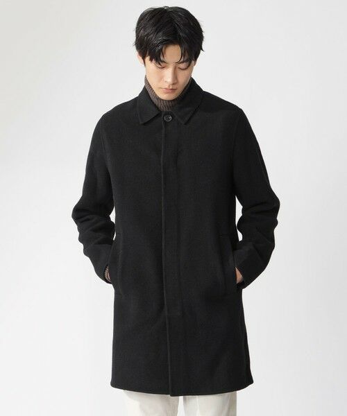 ECOALF / エコアルフ ブルゾン | CRONOS ウールコート / CRONOS JACKET MAN(ブラック)