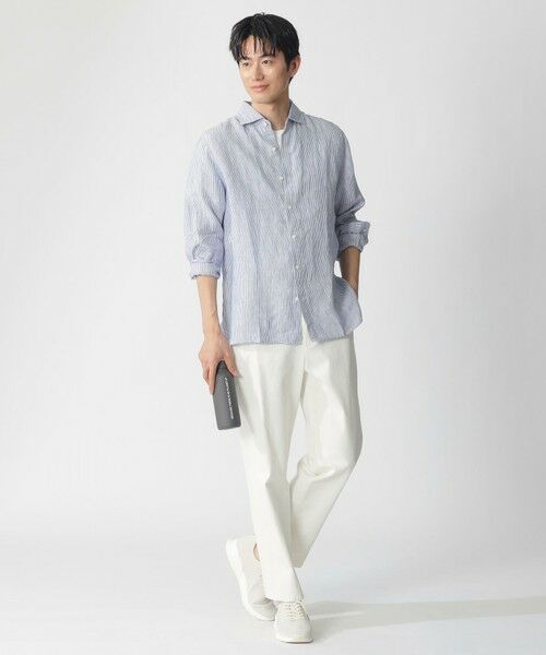 ECOALF / エコアルフ その他トップス | ALFREDO シャツ / ALFRED LINEN STRIPES MAN | 詳細4