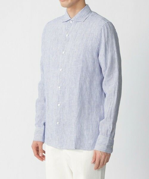 ECOALF / エコアルフ その他トップス | ALFREDO シャツ / ALFRED LINEN STRIPES MAN | 詳細8