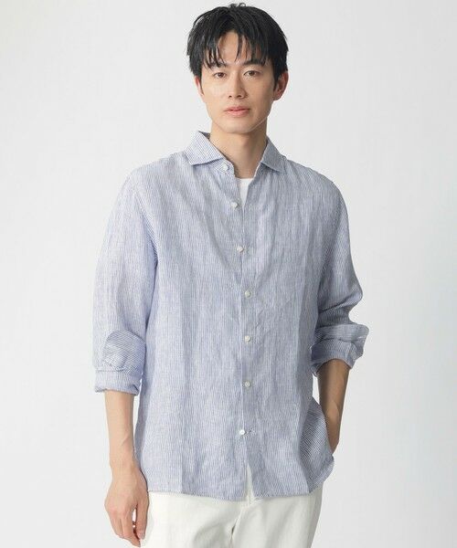 ECOALF / エコアルフ その他トップス | ALFREDO シャツ / ALFRED LINEN STRIPES MAN | 詳細13