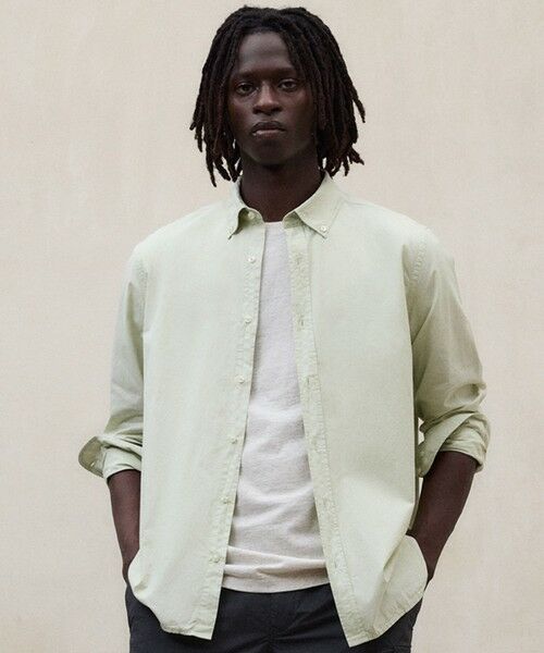 ECOALF / エコアルフ その他トップス | ANTEJO リジェネ シャツ / ANTEJO POPELIN-SHIRT MAN(グリーン3)
