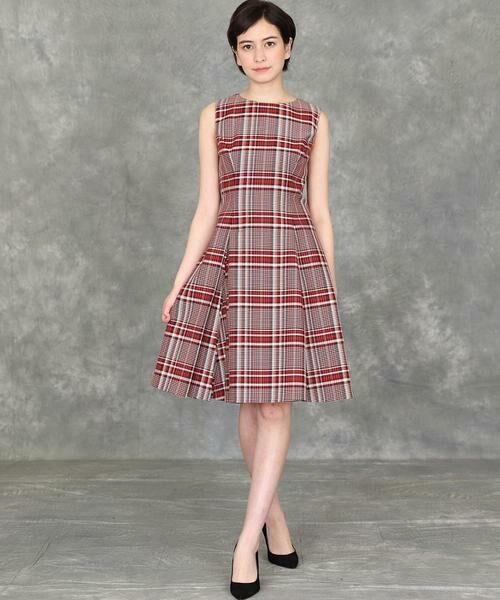 セール 大きいサイズ チェック柄ワンピース Maglie Par Ef De ミニ丈 ひざ丈ワンピース Ef De L エフデ エルサイズ ファッション通販 タカシマヤファッションスクエア