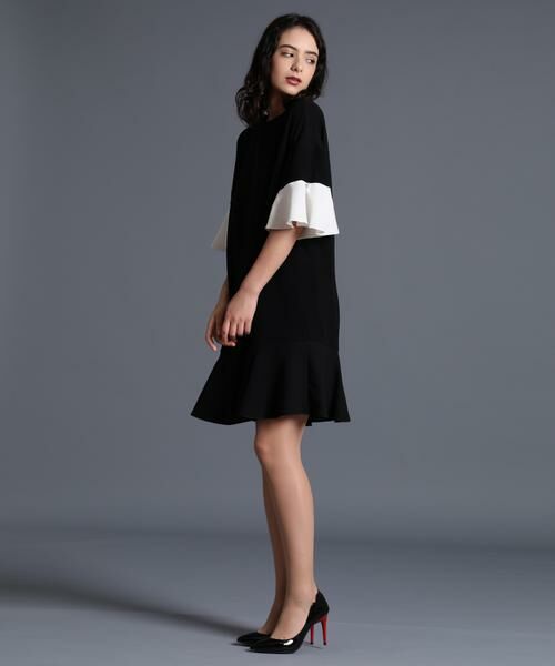 大きいサイズ フリルスリーブワンピース M Maglie Le Cassetto ミニ丈 ひざ丈ワンピース Ef De L エフデ エルサイズ ファッション通販 タカシマヤファッションスクエア