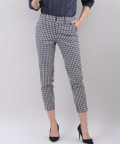 ストレッチギンガムチェックパンツ ショート ハーフ 半端丈パンツ Maglie Par Ef De マーリエ パー エフデ ファッション通販 タカシマヤファッションスクエア