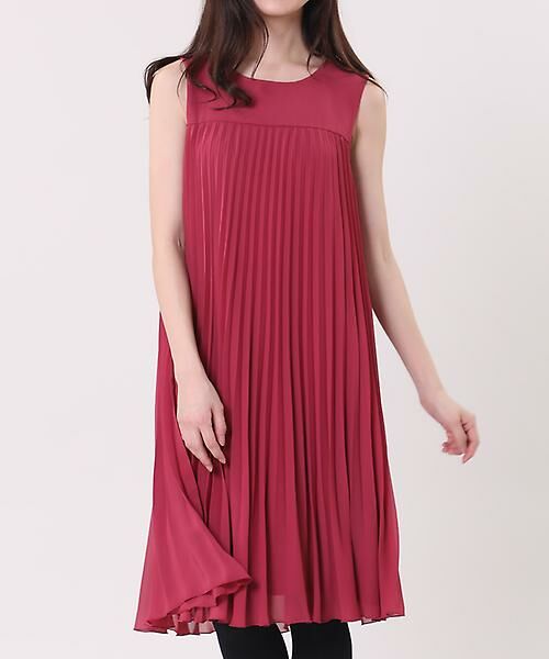 プリーツaラインワンピース ミニ丈 ひざ丈ワンピース Ef De エフデ ファッション通販 タカシマヤファッションスクエア