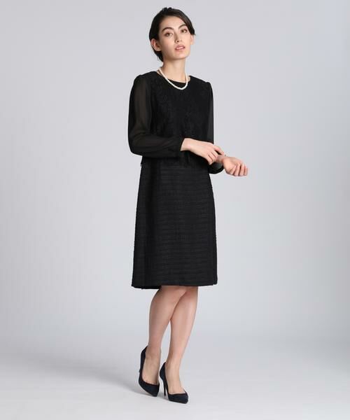 セール Maglie Par Ef De レースドッキングワンピース ミニ丈 ひざ丈ワンピース Maglie Par Ef De マーリエ パー エフデ ファッション通販 タカシマヤファッションスクエア