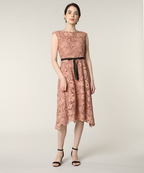 セール Maglie White ケミカルレースフレアワンピース ミニ丈 ひざ丈ワンピース Ef De エフデ ファッション通販 タカシマヤファッションスクエア