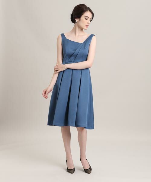 M Maglie Le Cassetto アシンメトリーフレアドレス ミニ丈 ひざ丈ワンピース Ef De エフデ ファッション通販 タカシマヤファッションスクエア