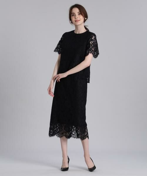 セール】 《Maglie WHITE》ラッセルレースタイトスカート （ミニ・ひざ  