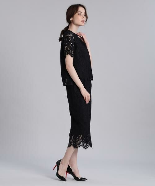 セール】 《Maglie WHITE》ラッセルレースタイトスカート （ミニ・ひざ  