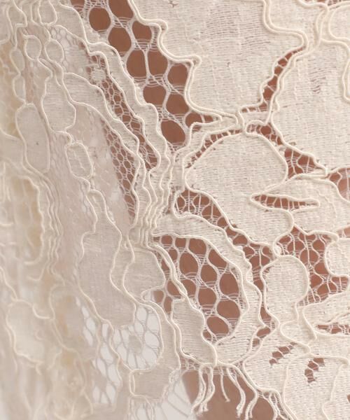 セール】 《Maglie WHITE》ラッセルレースタイトスカート （ミニ・ひざ  