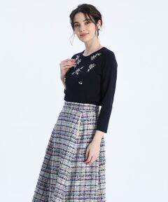 Maglie le cassetto / マーリエ ル カセット ニット・セーター | 《プラスサイズ》ビジュープルオーバーニット《Maglie par ef-de》