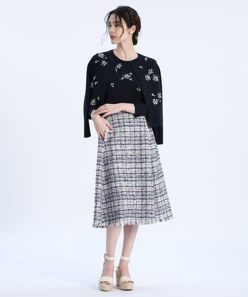 Maglie le cassetto / マーリエ ル カセット ニット・セーター | 《19号》ビジューカーディガン《Maglie par ef-de》 | 詳細9